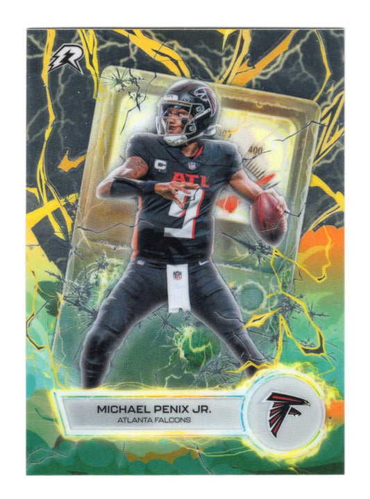 2025 Topps Resurgence Michael Penix Jr. Card Voltaic Atlanta Falcons