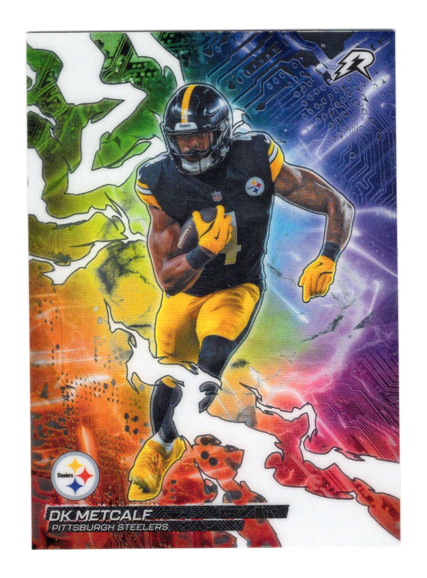 2025 Topps Resurgence DK Metcalf Card Circuit Breakers Pittsburgh Steelers