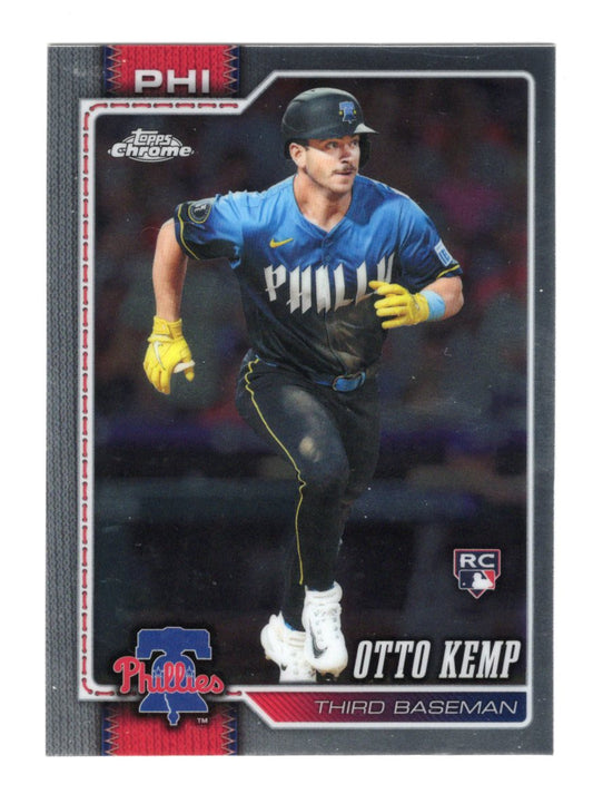 2026 Topps Chrome Otto Kemp Card RC Philadelphia Phillies