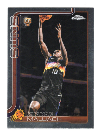 2025-26 Topps Chrome Update Khaman Maluach Card RC Phoenix Suns