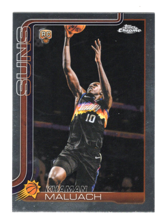 2025-26 Topps Chrome Update Khaman Maluach Card RC Phoenix Suns