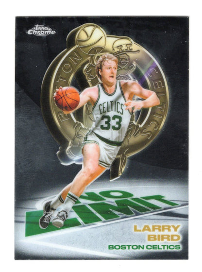 2025-26 Topps Chrome Update Larry Bird Card No Limit Boston Celtics