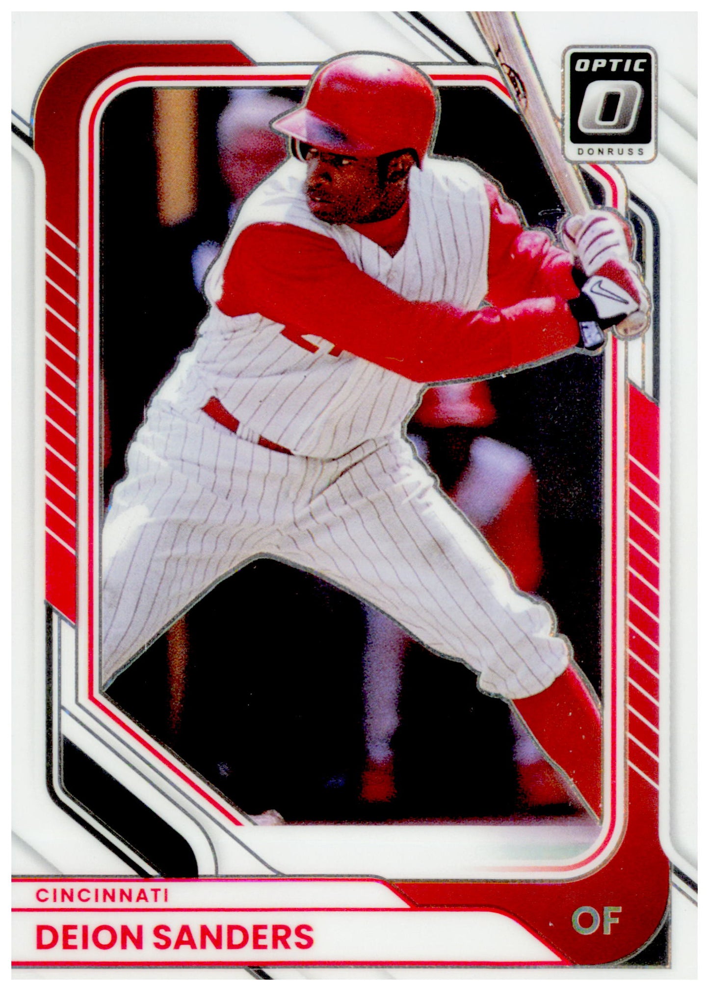 2026 Donruss Deion Sanders Card Optic Cincinnati Reds