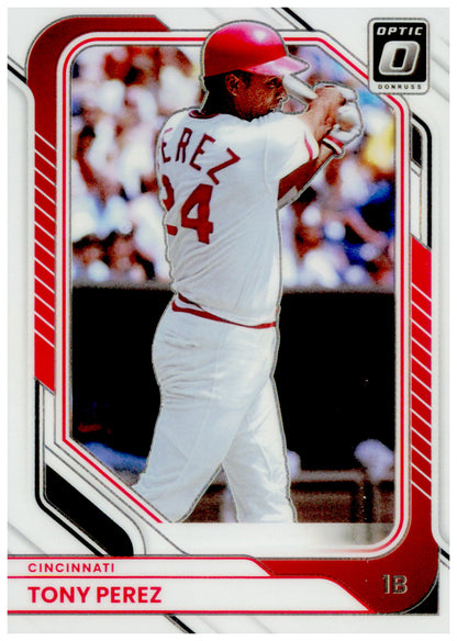 2026 Donruss Tony Perez Card Optic Cincinnati Reds