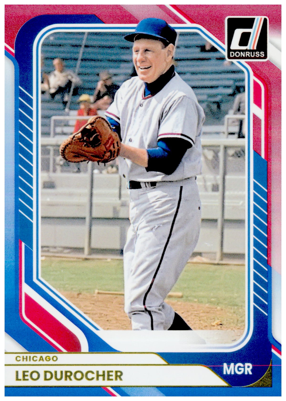2026 Donruss Leo Durocher Card Red and Blue Chicago Cubs