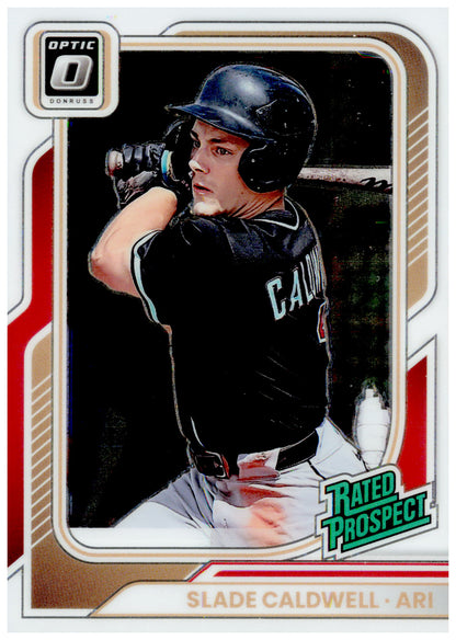 2026 Donruss Slade Caldwell Card Optic Arizona Diamondbacks