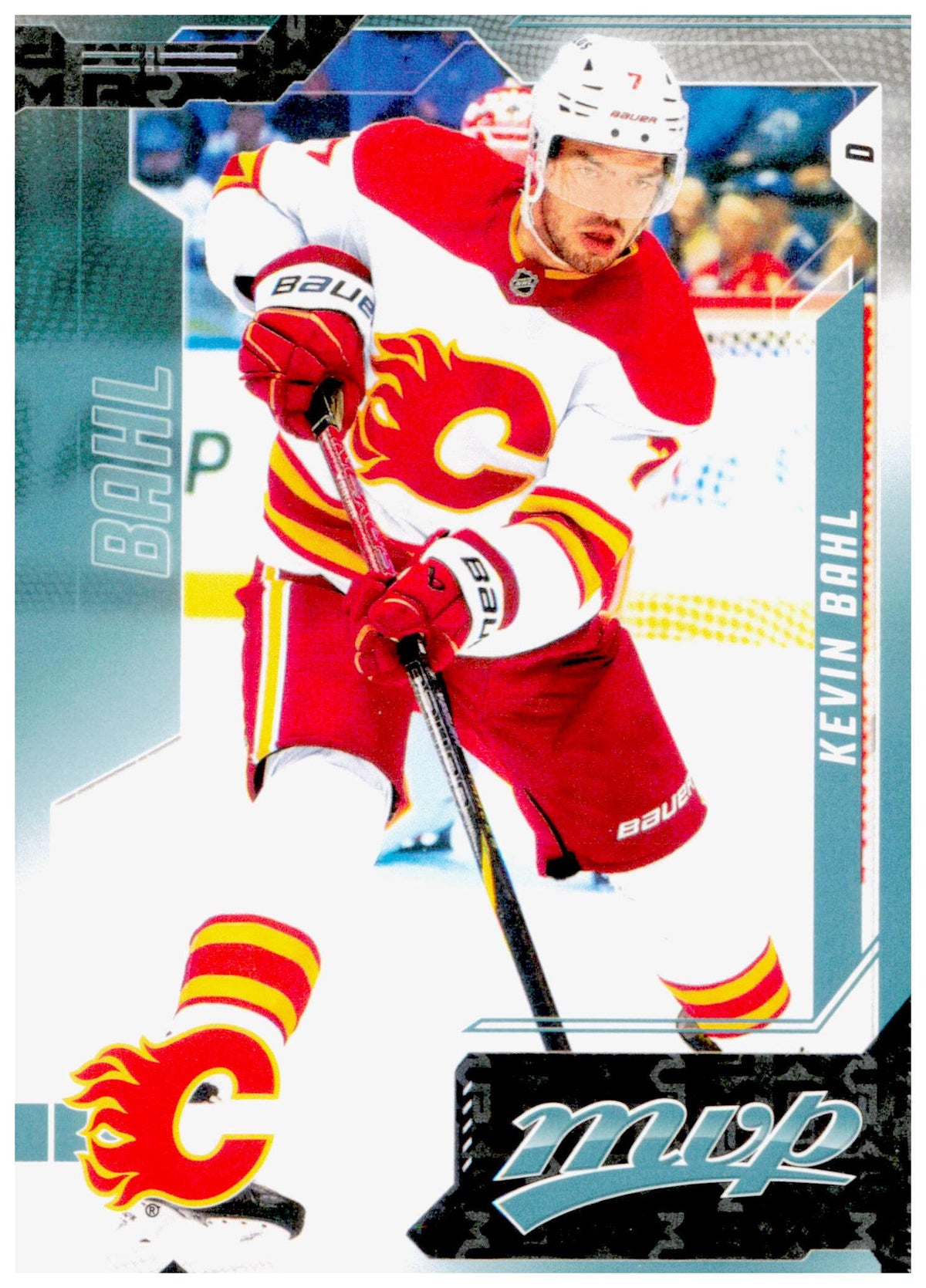 2026-27 Upper Deck MVP Kevin Bahl Card Silver Script Calgary Flames