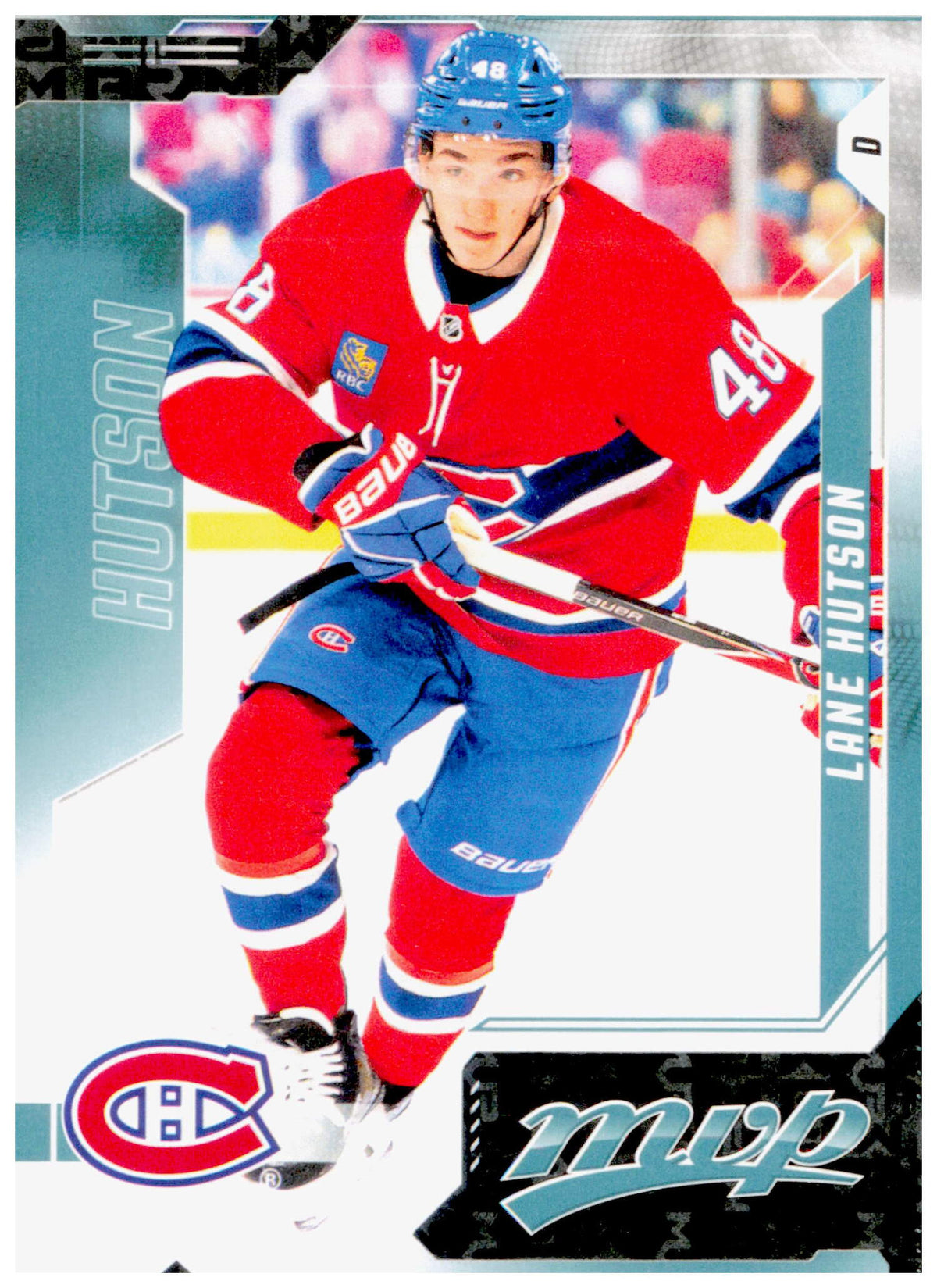 2026-27 Upper Deck MVP Lane Hutson Card Montreal Canadiens