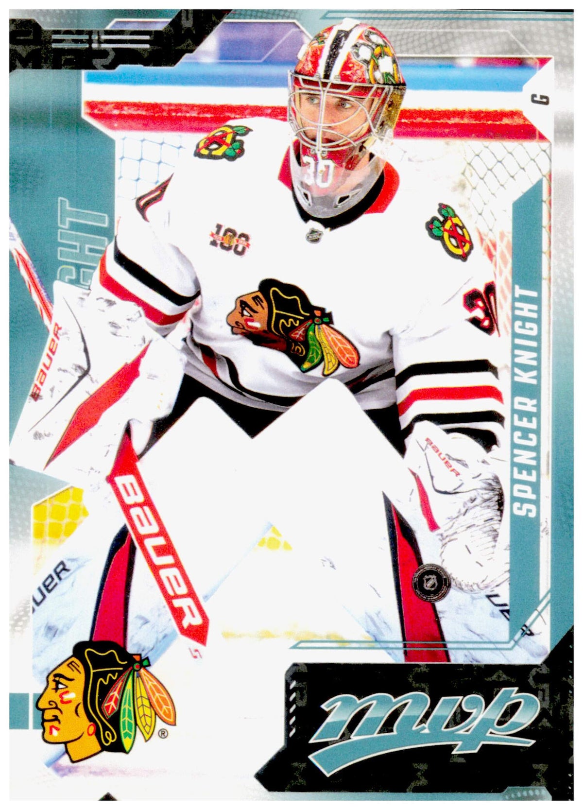 2026-27 Upper Deck MVP Spencer Knight Card Chicago Blackhawks