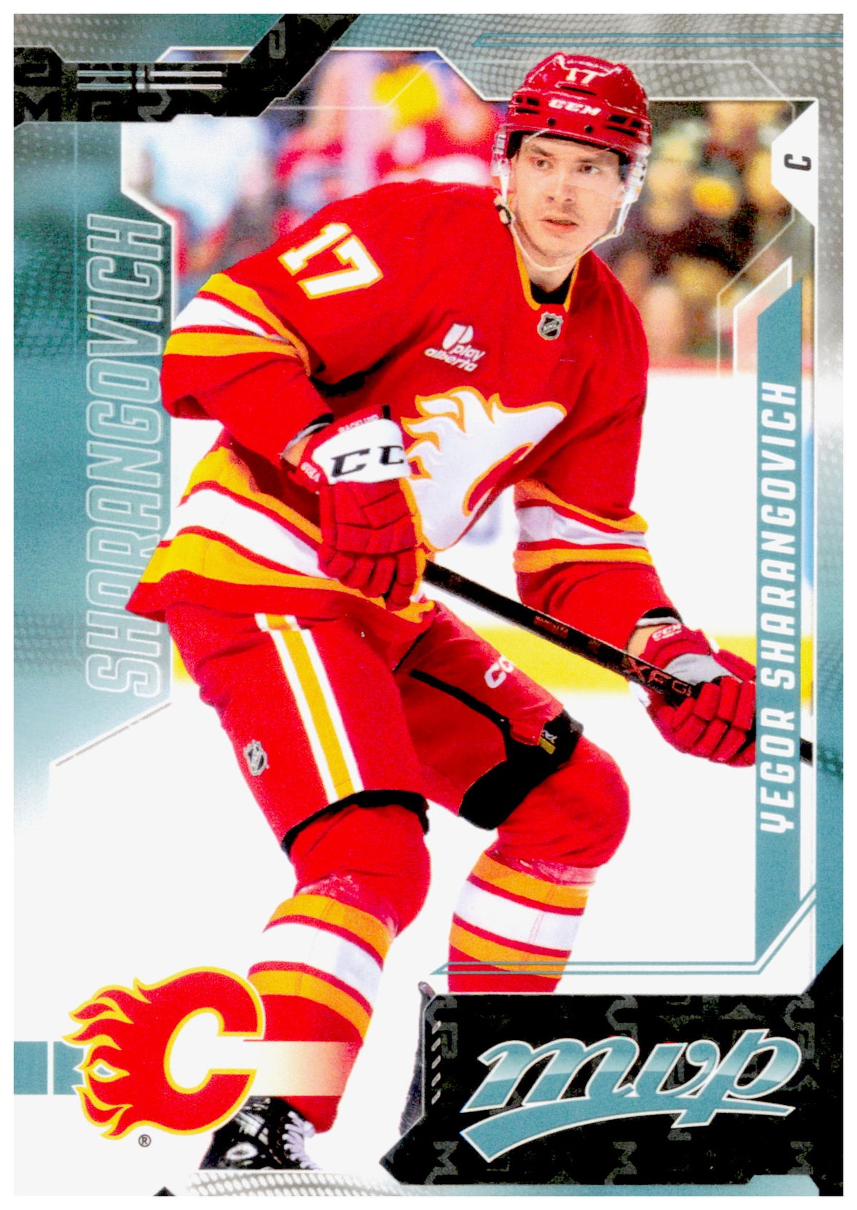 2026-27 Upper Deck MVP Yegor Sharangovich Card Calgary Flames