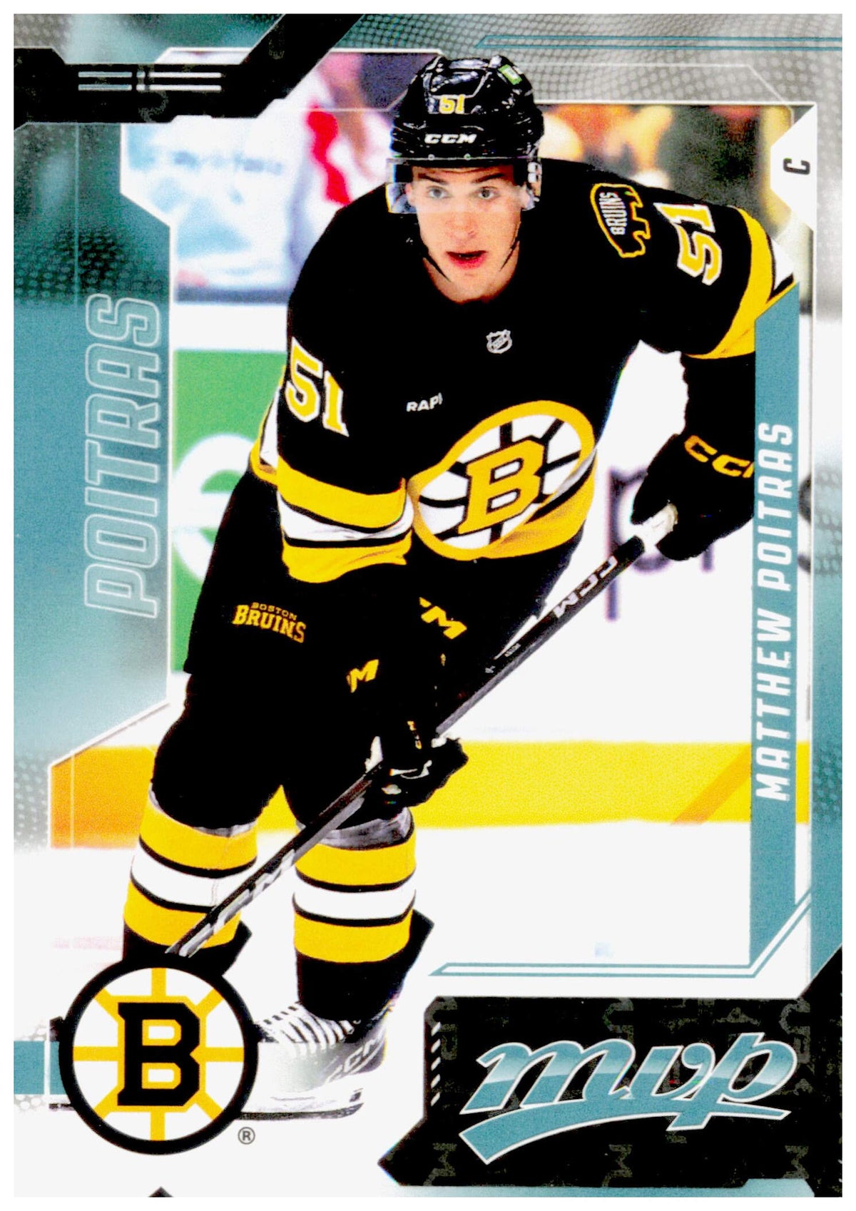2026-27 Upper Deck MVP Matthew Poitras Card Boston Bruins