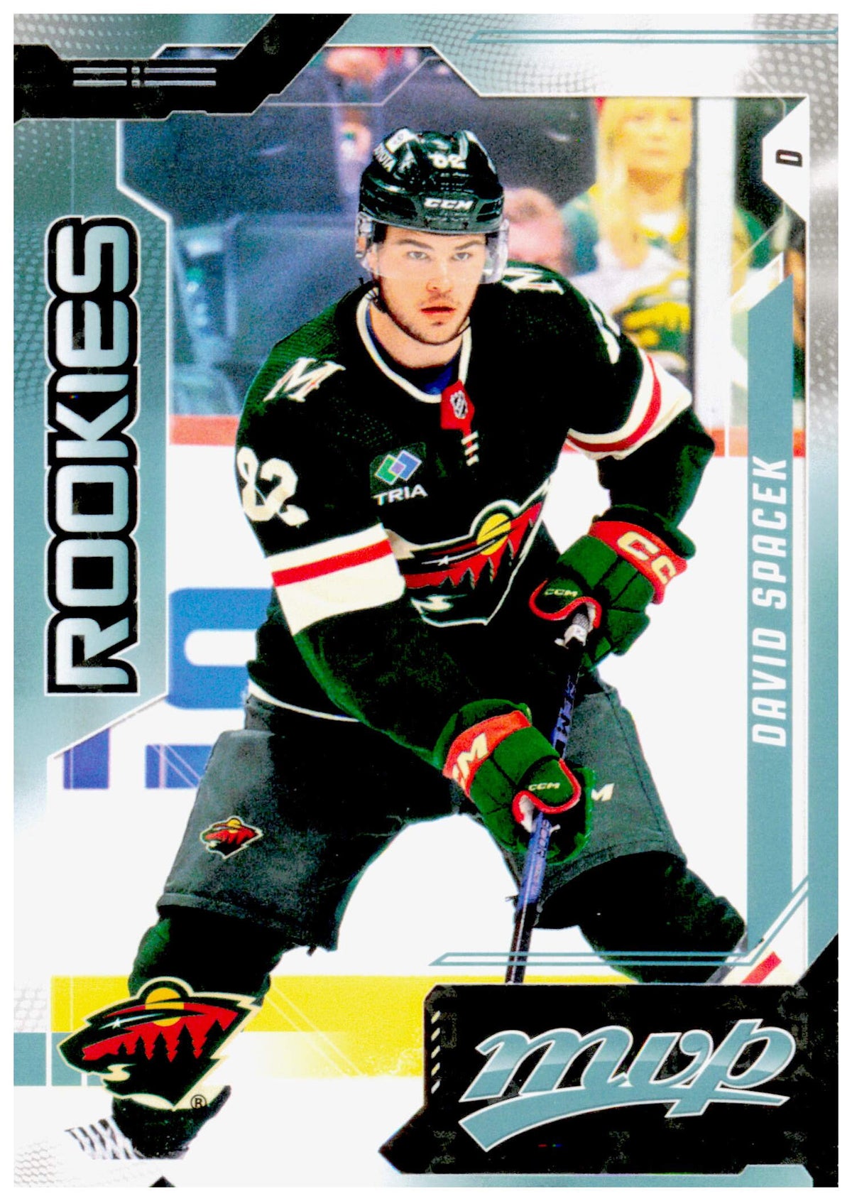 2026-27 Upper Deck MVP David Spacek Card RC Minnesota Wild