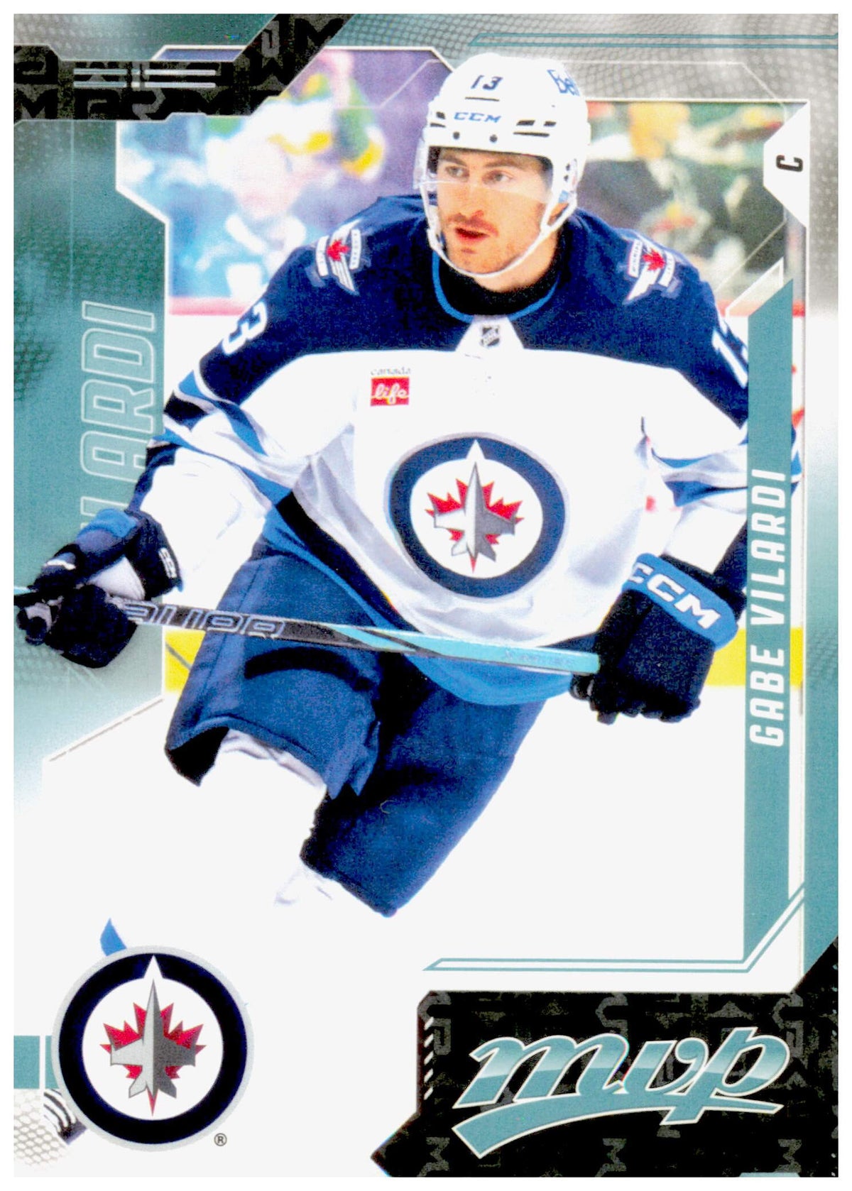 2026-27 Upper Deck MVP Gabe Vilardi Card Winnipeg Jets