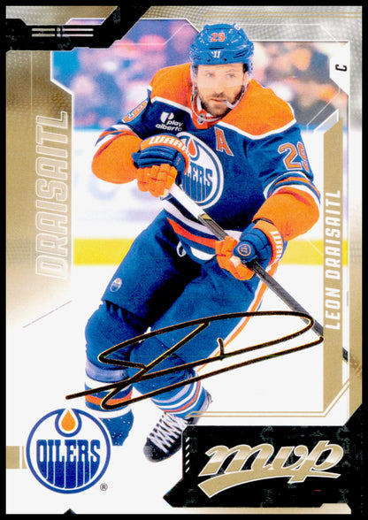 2026-27 Upper Deck MVP Leon Draisaitl Card Gold Script Edmonton Oilers