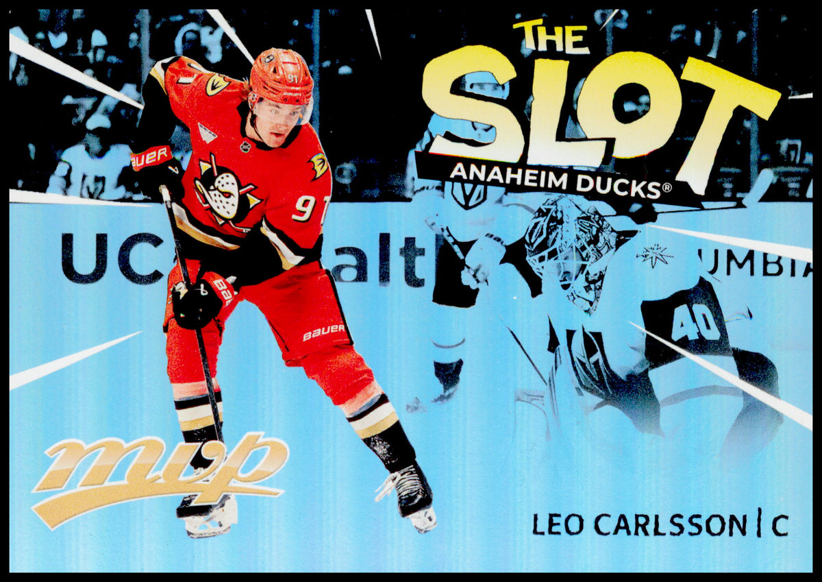 2026-27 Upper Deck MVP Leo Carlsson Card The Slot Anaheim Ducks