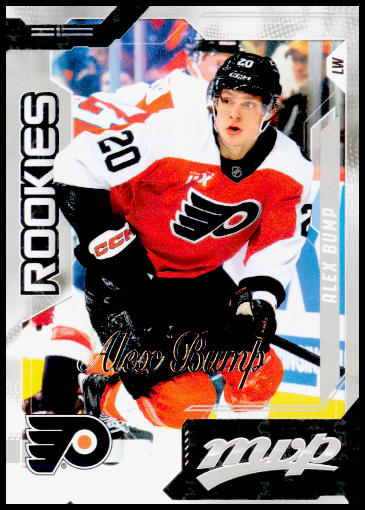 2026-27 Upper Deck MVP Alex Bump Card Silver Script Philadelphia Flyers