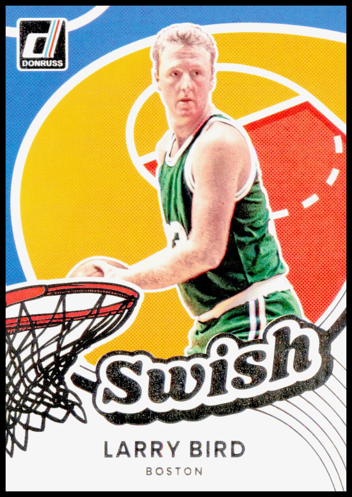 2025-26 Donruss Larry Bird Card Swish Boston Celtics