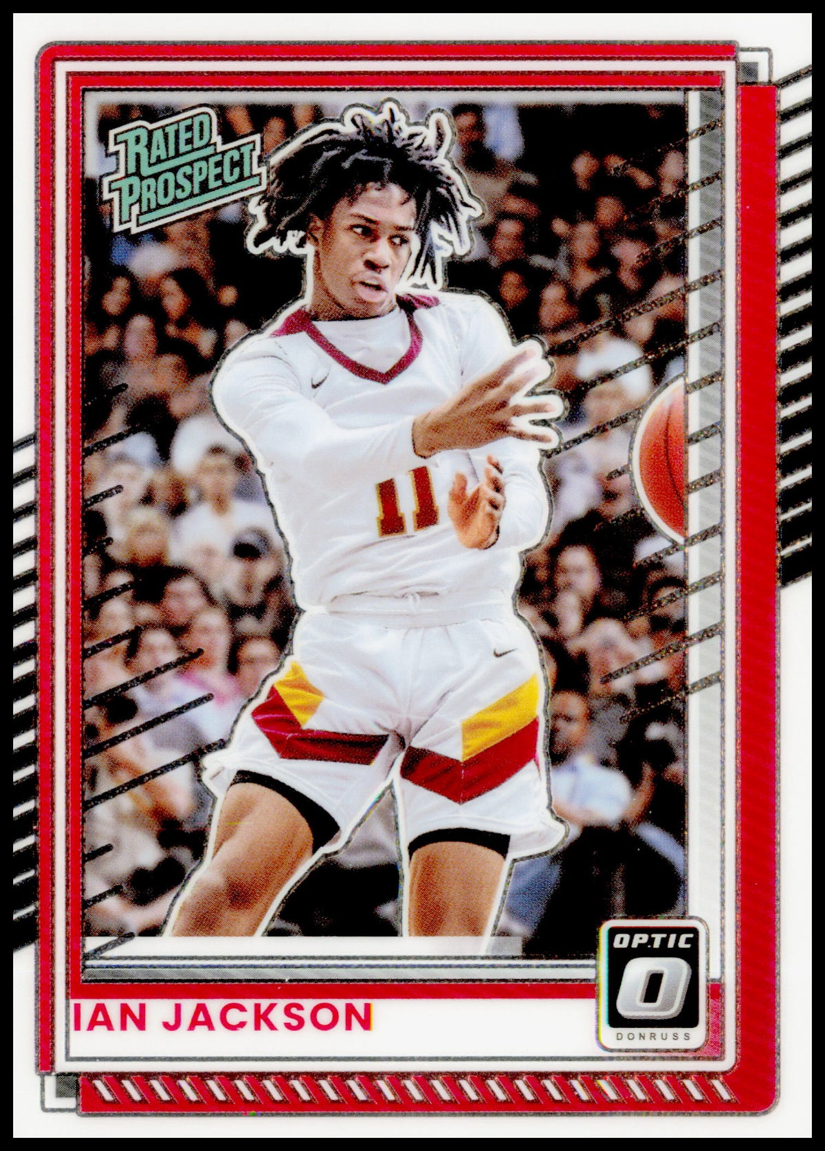 2025-26 Donruss Ian Jackson Card Holo Green Laser St. John's Red Storm