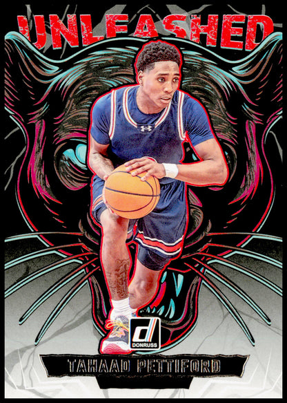 2025-26 Donruss Tahaad Pettiford Card Unleashed Auburn Tigers