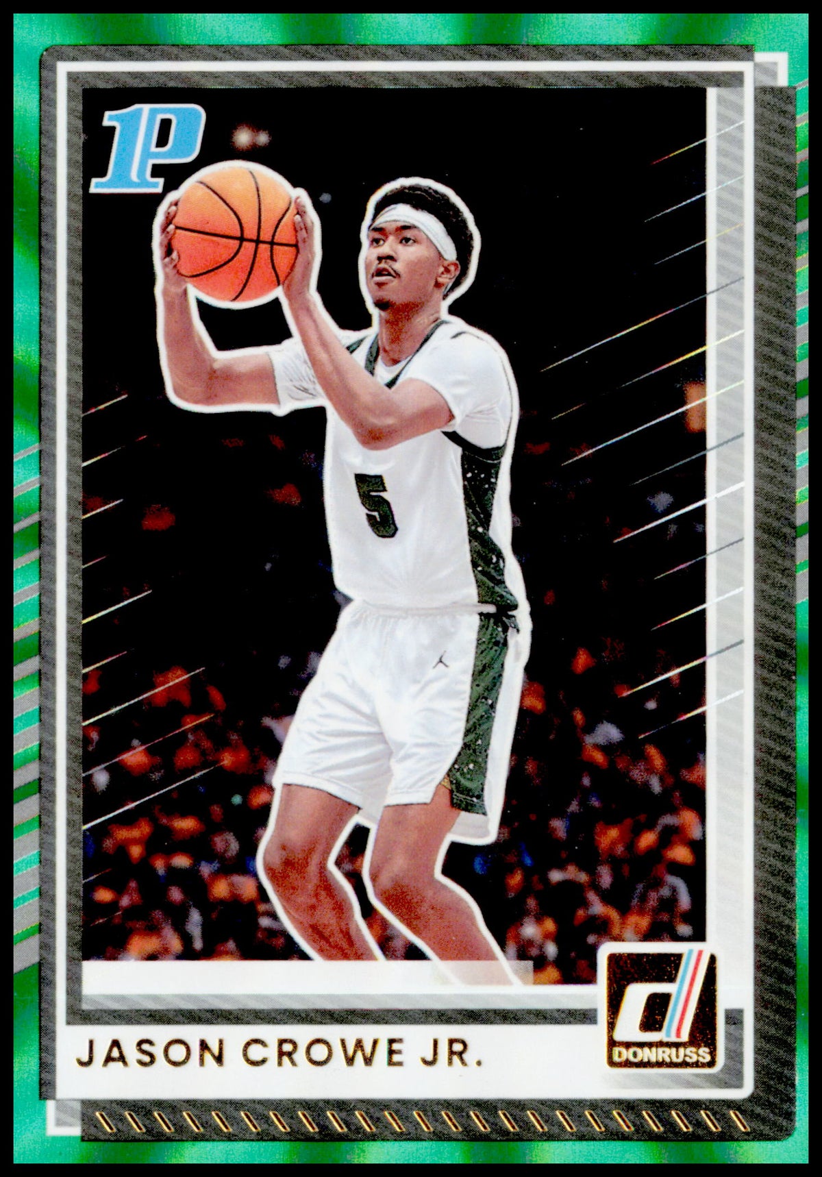 2025-26 Donruss Jason Crowe Jr. Card Holo Green Laser