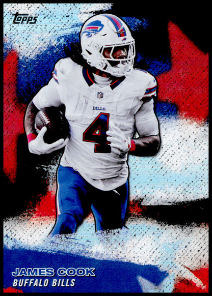 2026 Topps Flagship James Cook Card NFL Stars Buffalo Bills