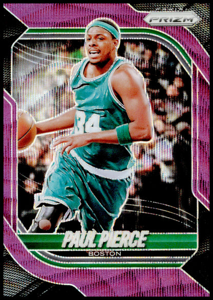 2025-26 Panini Prizm Paul Pierce Card Purple Wave Prizm Boston Celtics