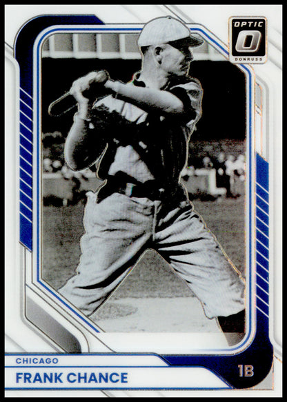 2026 Donruss Frank Chance Card Optic Chicago Cubs