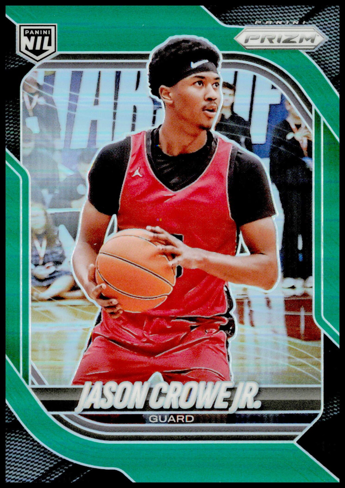 2025-26 Panini Prizm Jason Crowe Jr. Card Green Prizm