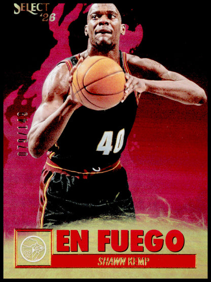 2026 Panini 90s Pop Culture Select Shawn Kemp En Fuego SP /149 #E-SK Sonics