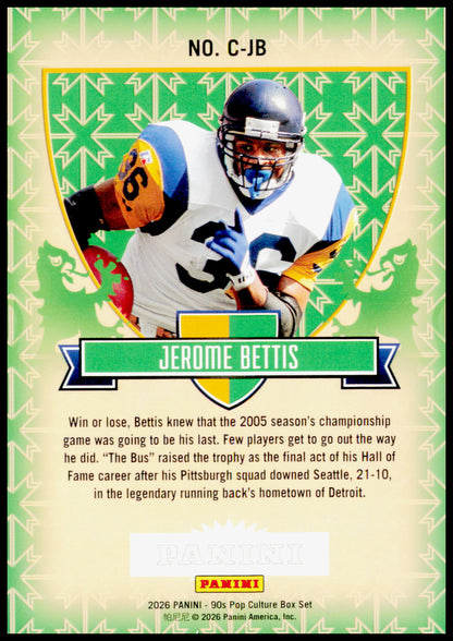 2026 Panini 90s Pop Culture Donruss Crusade Jerome Bettis #C-JB LA Rams