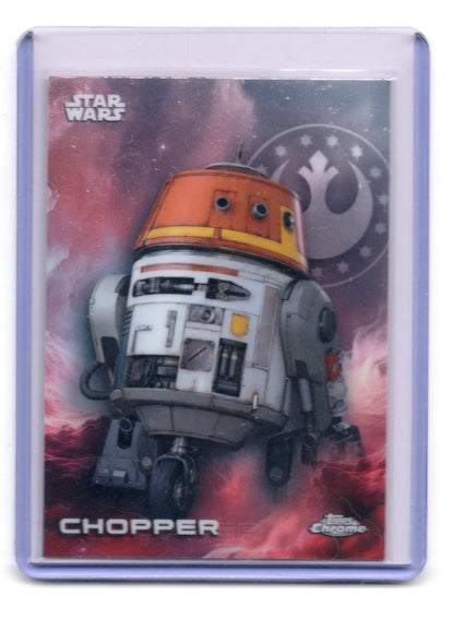 2025 Topps Chrome Star Wars Chopper Card