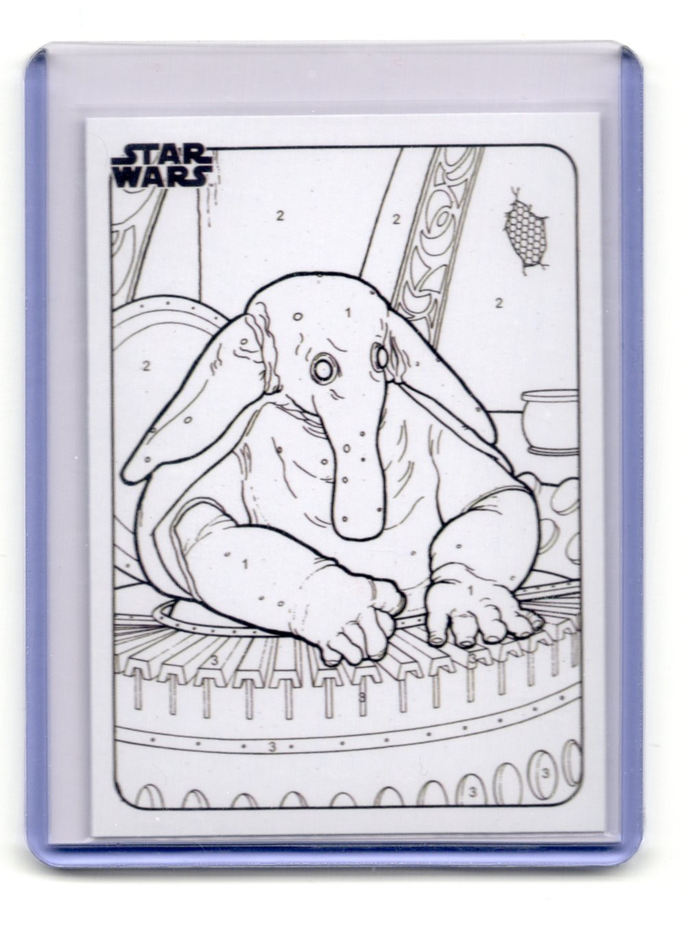 2025 Topps Chrome Star Wars Max Rebo Card Star Wars By the Number