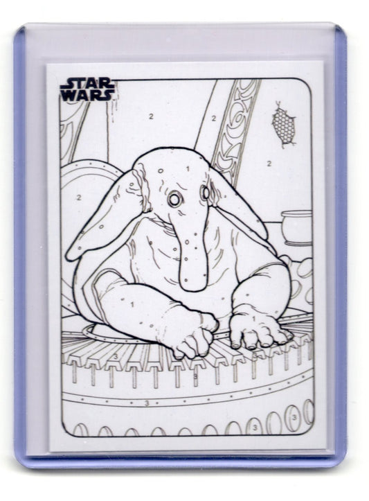 2025 Topps Chrome Star Wars Max Rebo Card Star Wars By the Number