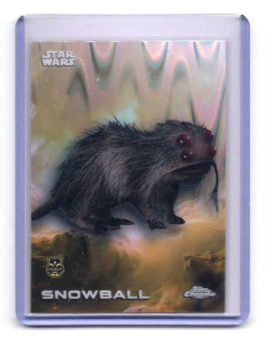 2025 Topps Chrome Star Wars Snowball Card