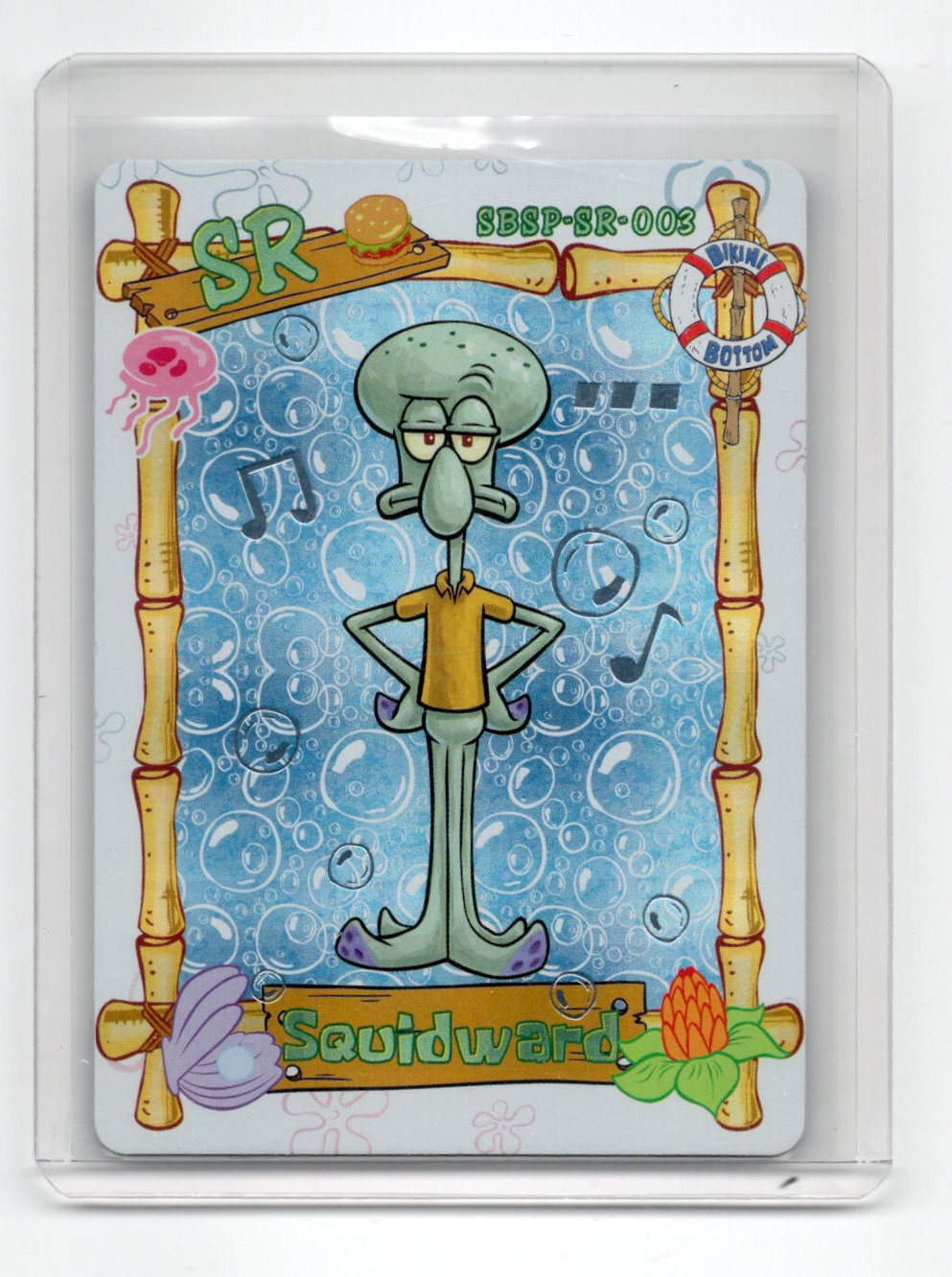 Kayou SpongeBob SquarePants SR Squidward Tentacles #003 Anime Trading Card