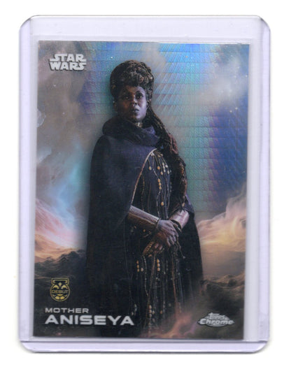 2025 Topps Chrome Star Wars Mother Aniseya Card Prism Refractor
