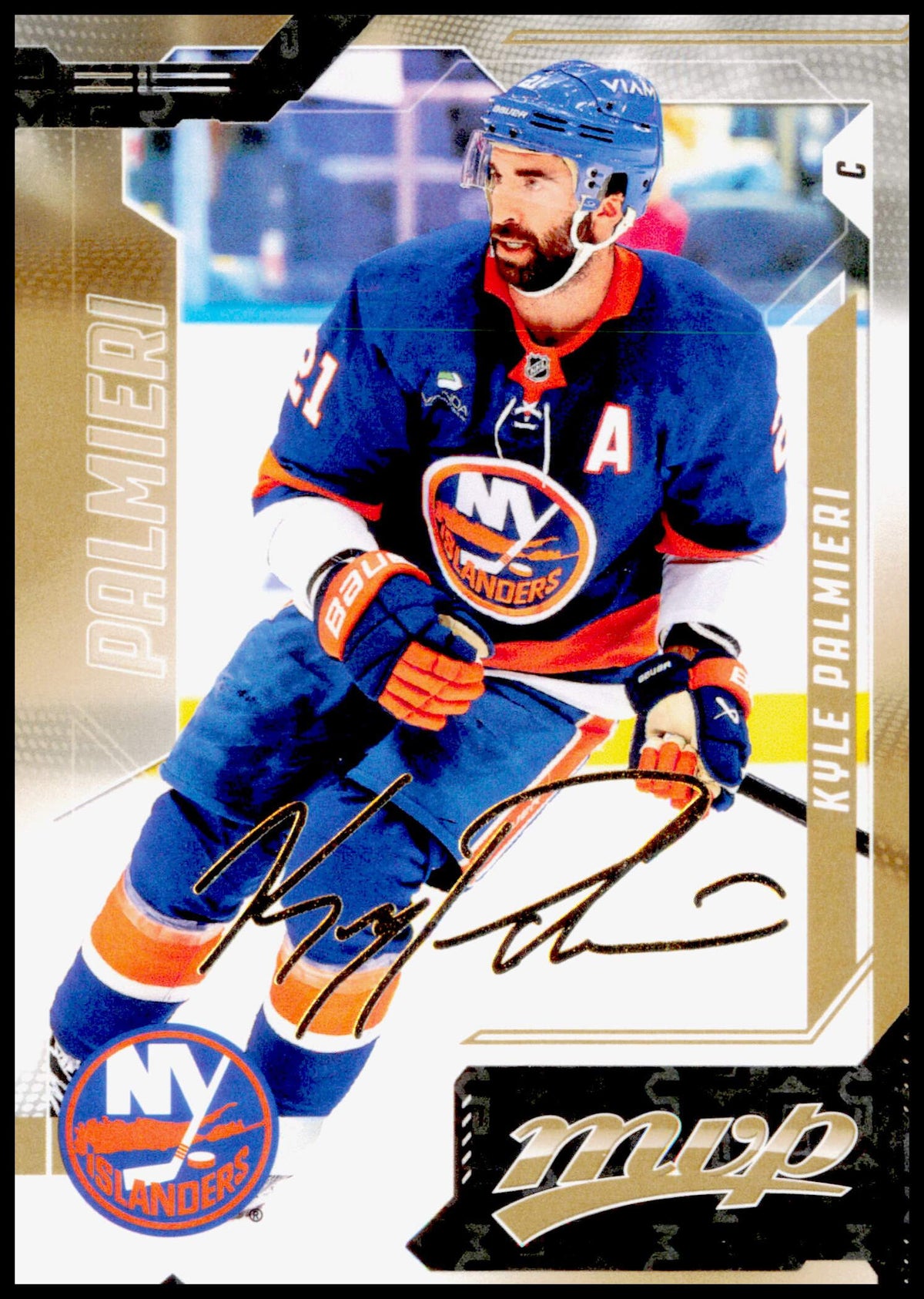 2026-27 Upper Deck MVP Kyle Palmieri Card Gold Script New York Islanders