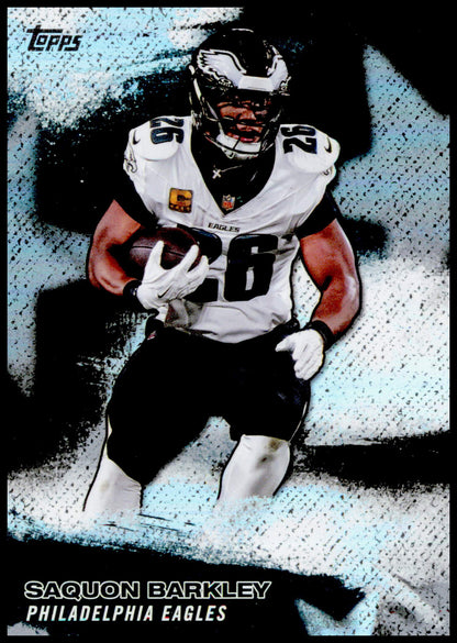 2026 Topps Flagship Saquon Barkley Card NFL Stars Philadelphia Eagles