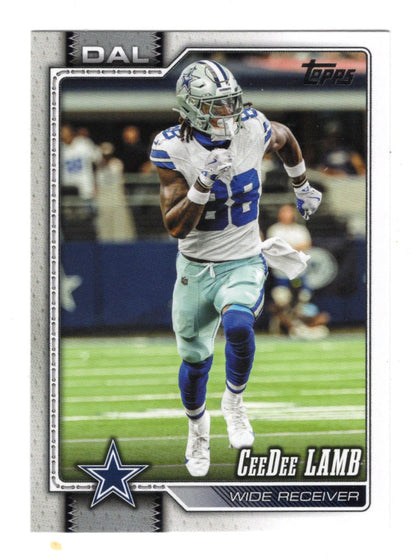 2026 Topps Flagship CeeDee Lamb Card Companion Cards Dallas Cowboys