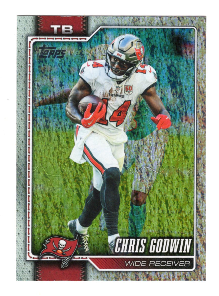 2026 Topps Flagship Chris Godwin Card Holo Foil Tampa Bay Buccaneers