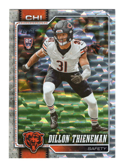 2026 Topps Flagship Dillon Thieneman Card Diamante Foil Chicago Bears