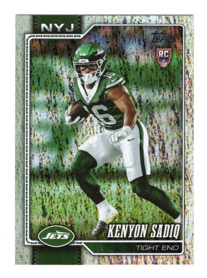 2026 Topps Flagship Kenyon Sadiq Card Holo Foil New York Jets