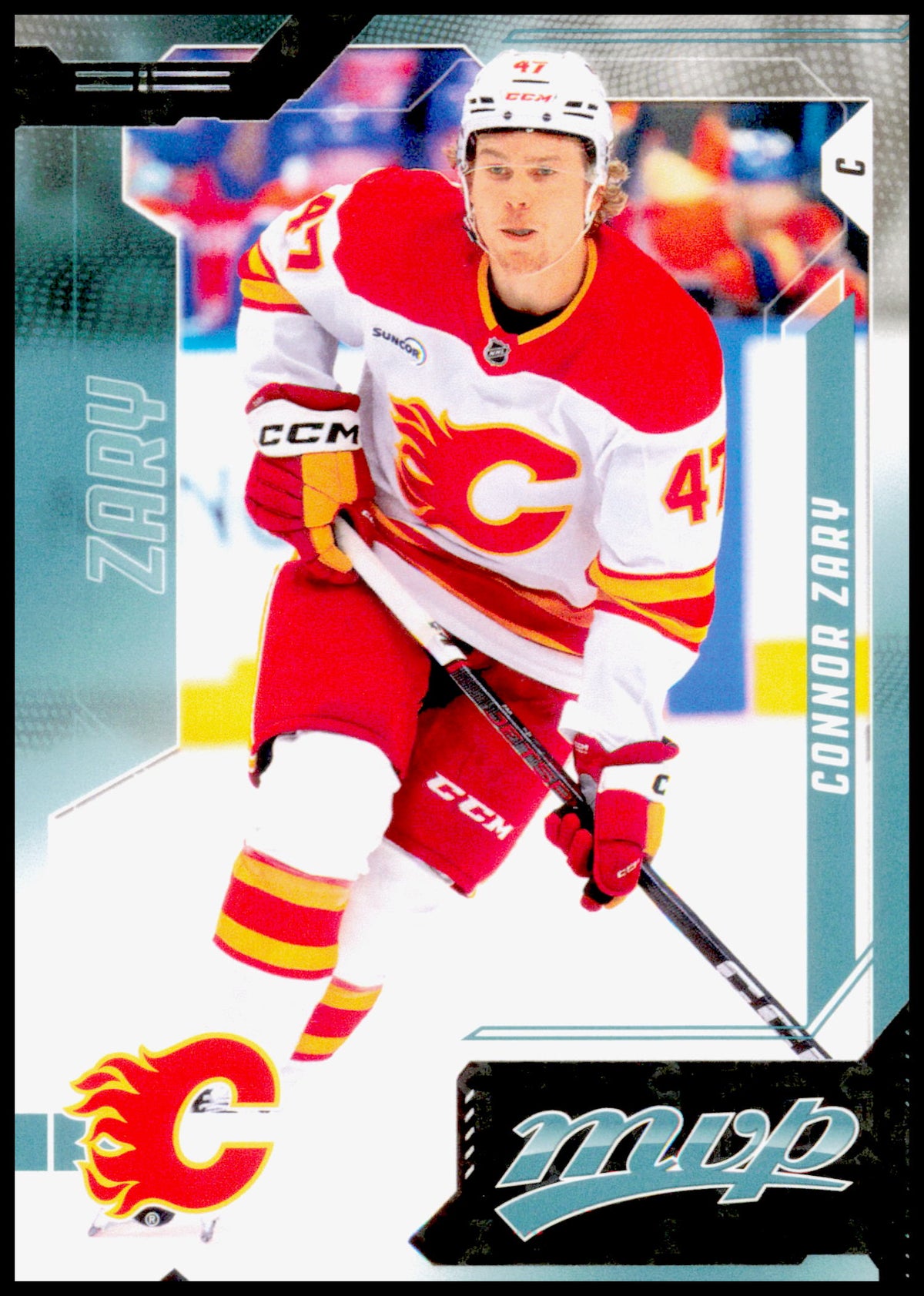 2026-27 Upper Deck MVP Connor Zary Card Calgary Flames