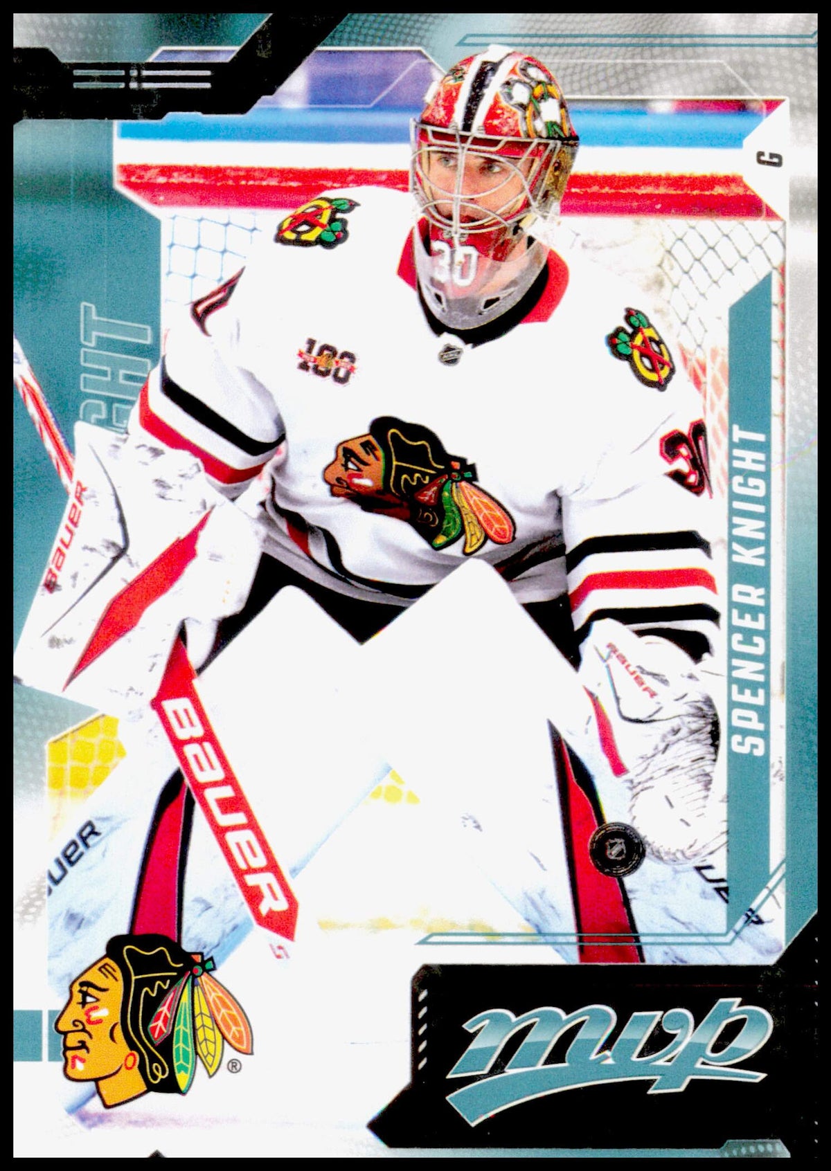 2026-27 Upper Deck MVP Spencer Knight Card Chicago Blackhawks
