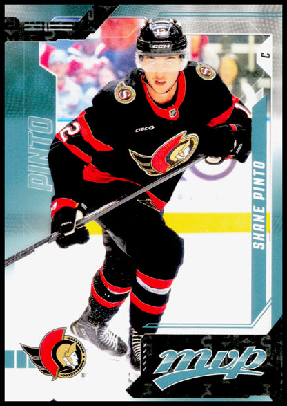 2026-27 Upper Deck MVP Shane Pinto Card Ottawa Senators