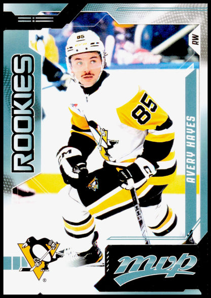 2026-27 Upper Deck MVP Avery Hayes Card RC Pittsburgh Penguins