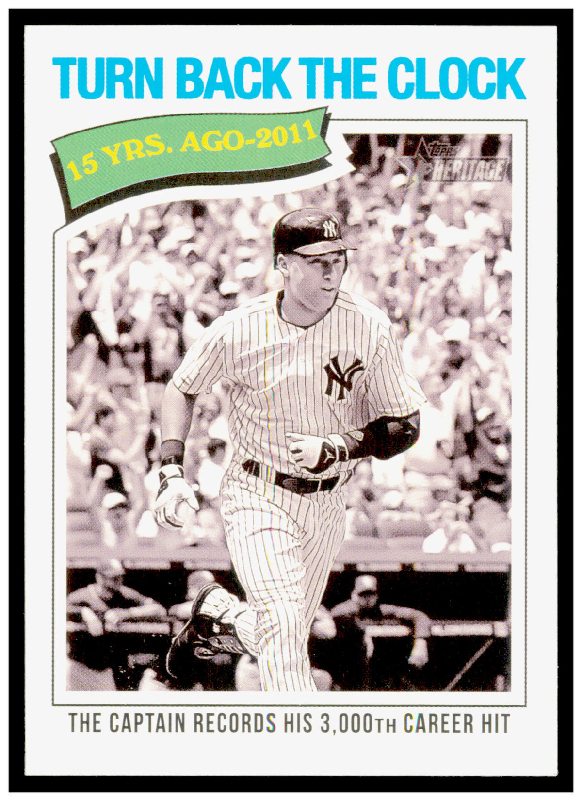 2026 Topps Heritage Derek Jeter Card New York Yankees