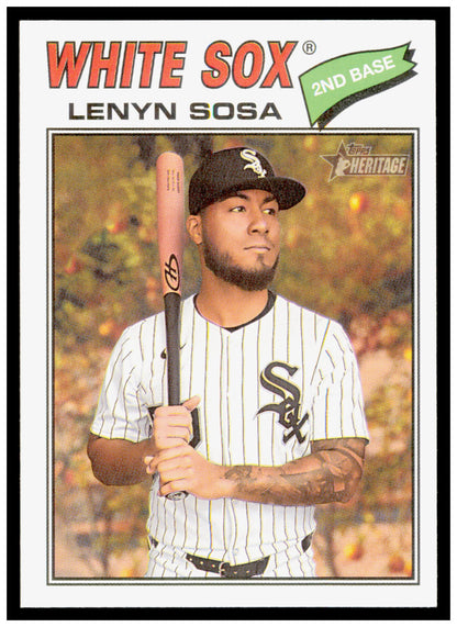 2026 Topps Heritage Lenyn Sosa Card Chicago White Sox