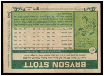 2026 Topps Heritage Bryson Stott Card Philadelphia Phillies