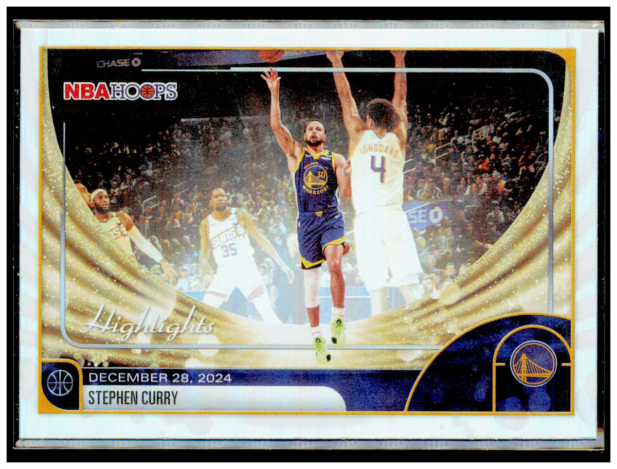 2025-26 Hoops Stephen Curry Card Golden State Warriors